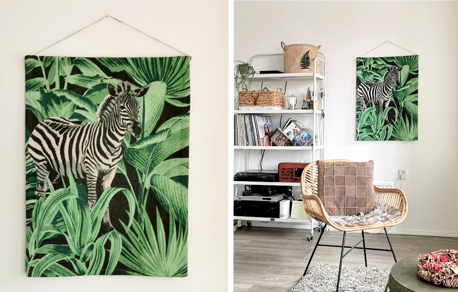 DIY | Maak dit Jungle Wandkleed voor slechts €1,99!